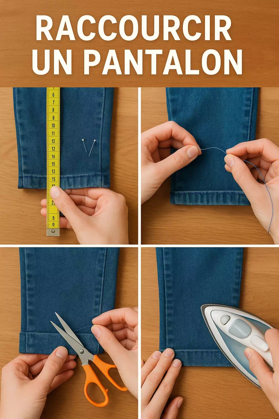 Raccourcir un pantalon à Lausanne
