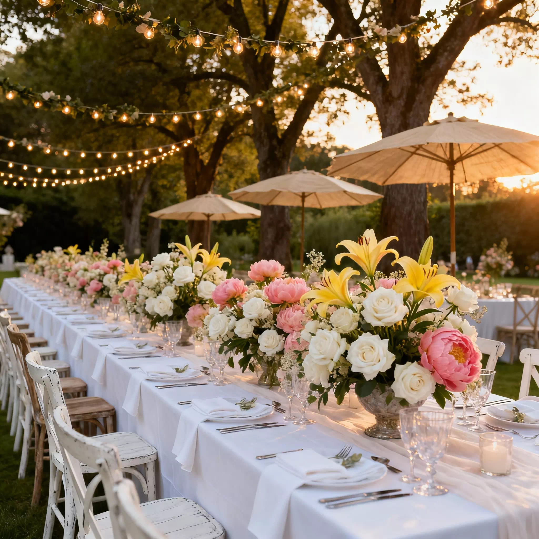 garden party pour mariage