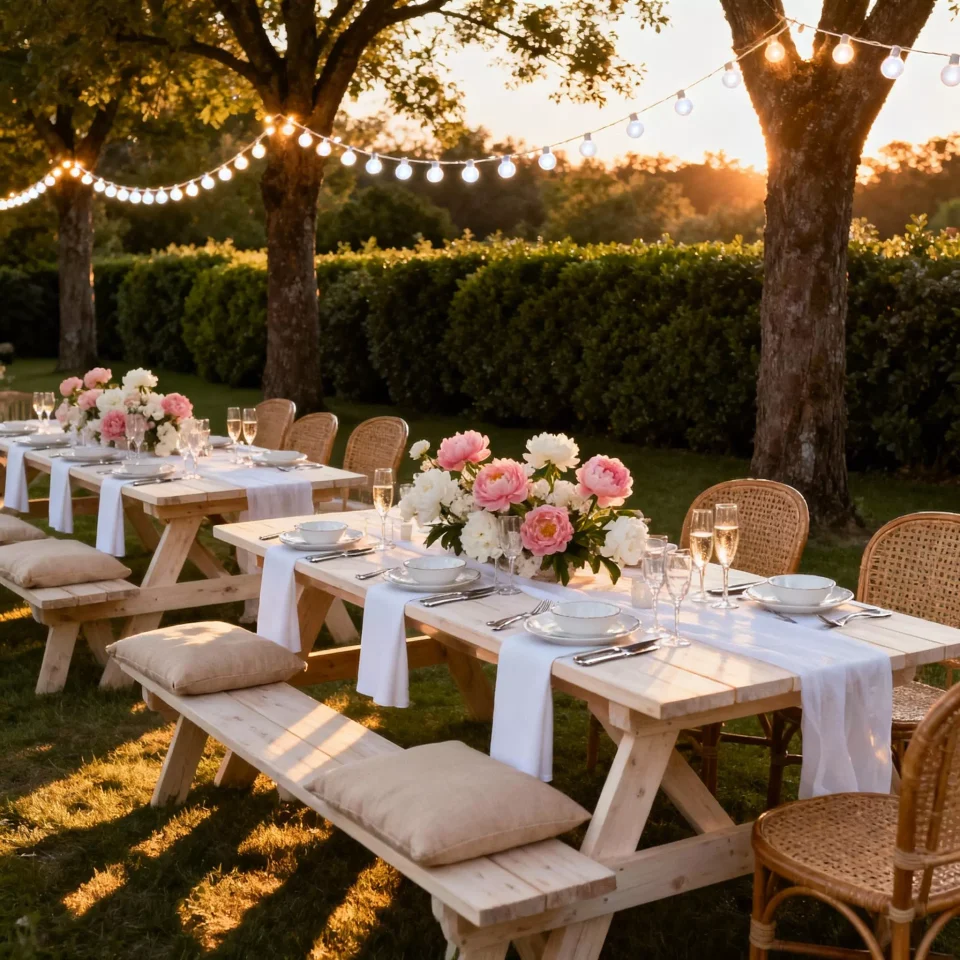 mariage garden party