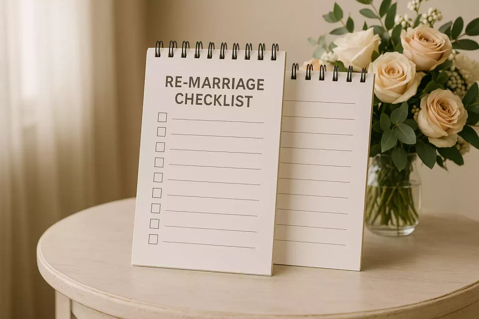 Organisation d'un remariage