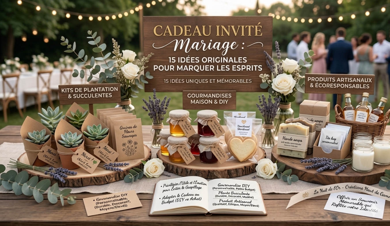 Cadeau pour les invites de mariage