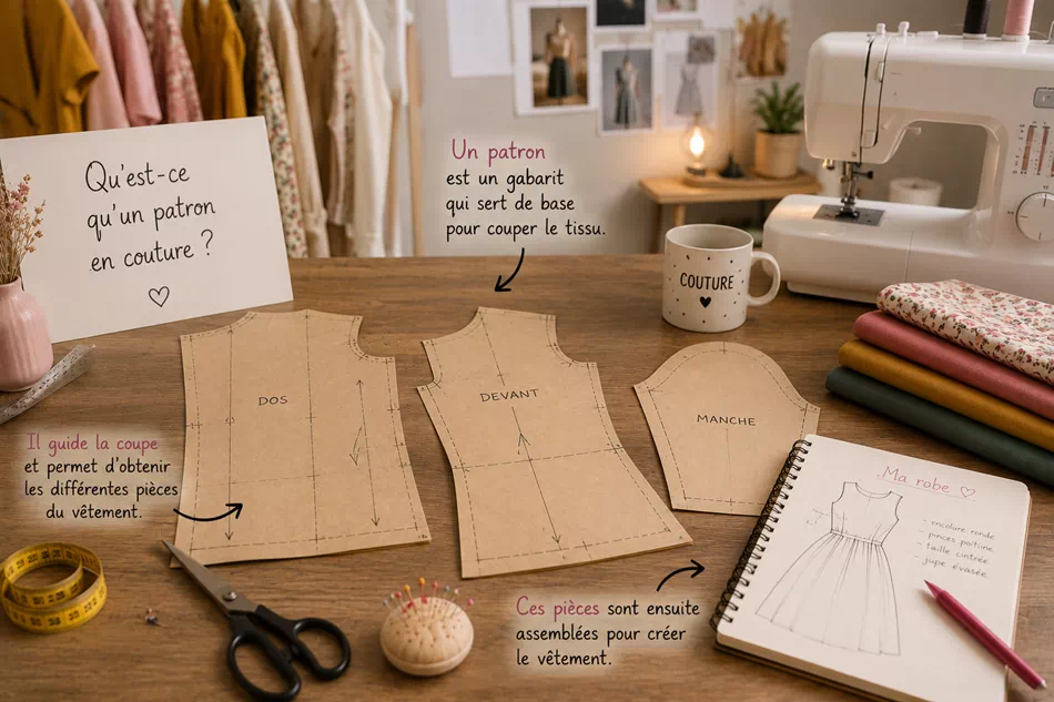 Comprendre ce qu'est le patron en couture