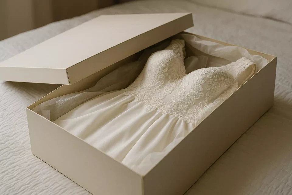 Comment conserver sa robe de mariée après le mariage