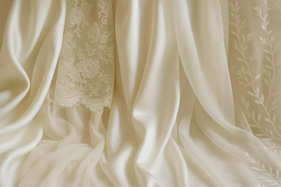 Tissu pour robe de mariée