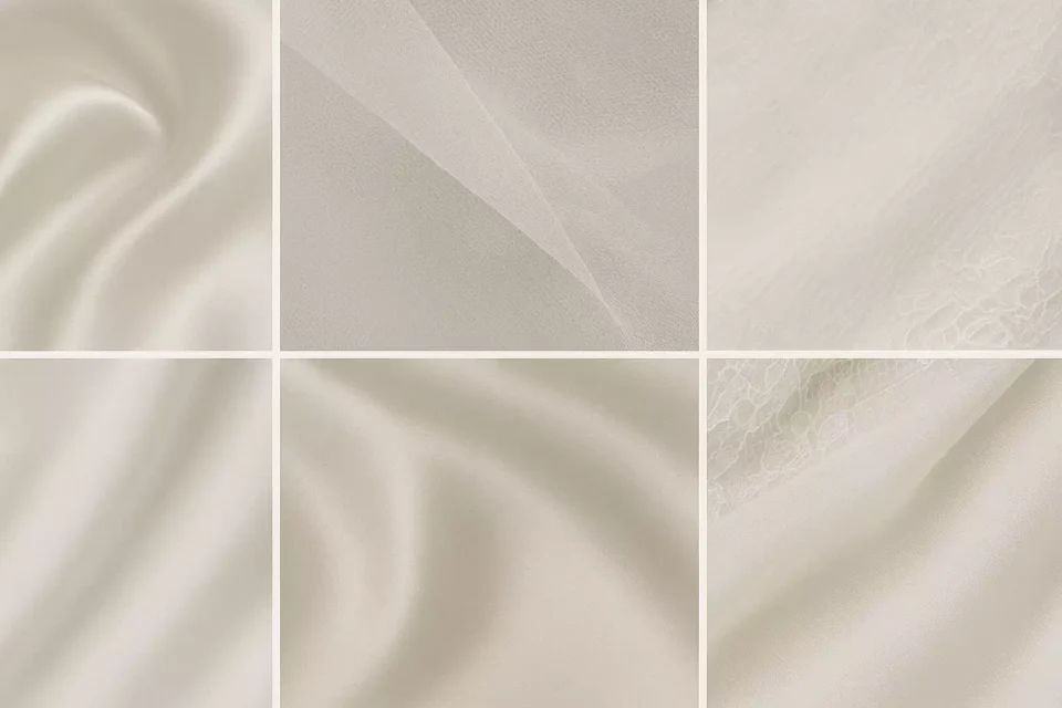 Tissu pour robe de mariée